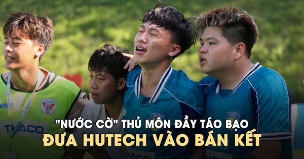 Quyết định thay người khiến cả khán đài ngỡ ngàng và cái kết ngọt cho HUTECH