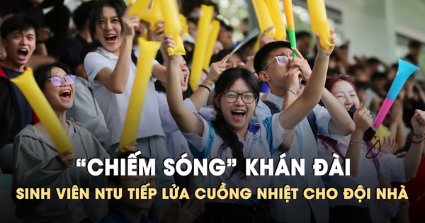 'Chảo lửa'sinh viên Nha Trang gần 1.000 CĐV lấp kín khán đài ngày khai mạc