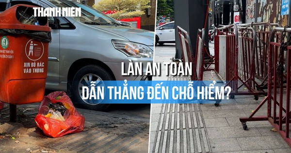 Vỉa hè TP.HCM: Khi làn an toàn dẫn thẳng đến chỗ hiểm?