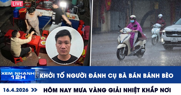 Xem nhanh 12h: Khởi tố người đánh cụ bà bán bánh bèo | Hôm nay mưa vàng giải nhiệt khắp nơi