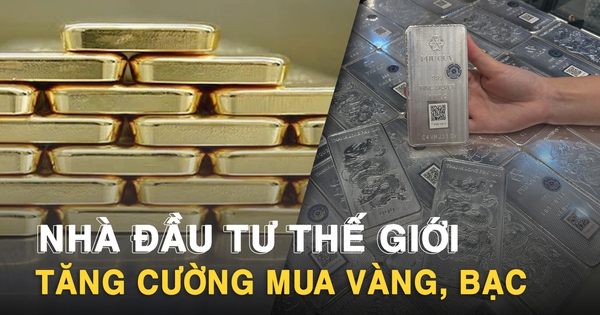 Nhà đầu tư thế giới tăng cường mua vàng, bạc