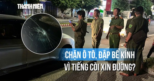 Chặn ô tô, đập bể kính chắn gió ngay trước cổng trường: Vì tiếng còi xin đường?