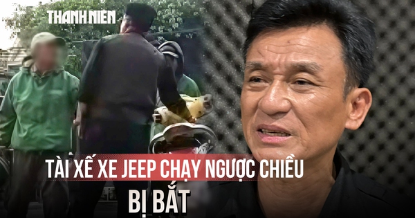 Bắt tạm giam tài xế xe Jeep chạy ngược chiều, đe dọa người khác