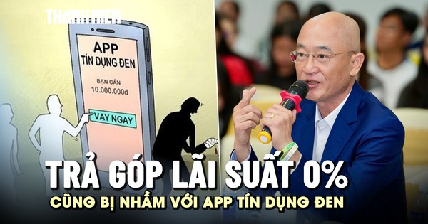 Công ty tài chính cho trả góp lãi suất 0% cũng bị hiểu nhầm với app tín dụng đen