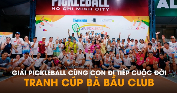 Giải pickleball Cùng con đi tiếp cuộc đời - tranh cúp Bà Bầu Club