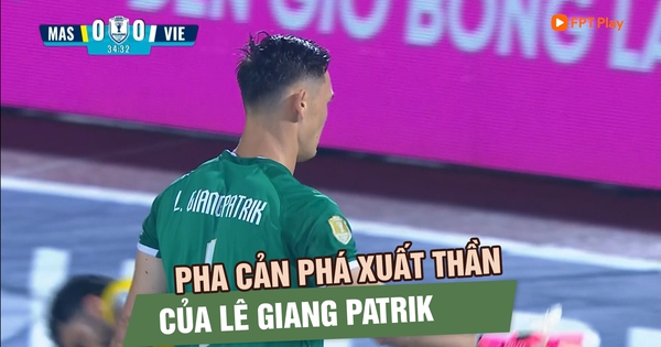 Pha cản phá xuất thần của Lê Giang Patrik lọt tốp ấn tượng nhất bán kết ASEAN Cup 2026
