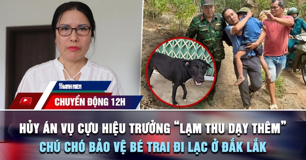 Chuyển động 12h: Hủy án, điều tra lại vụ cựu hiệu trưởng 'lạm thu dạy thêm' | Chú chó bảo vệ bé trai đi lạc ở Đắk Lắk