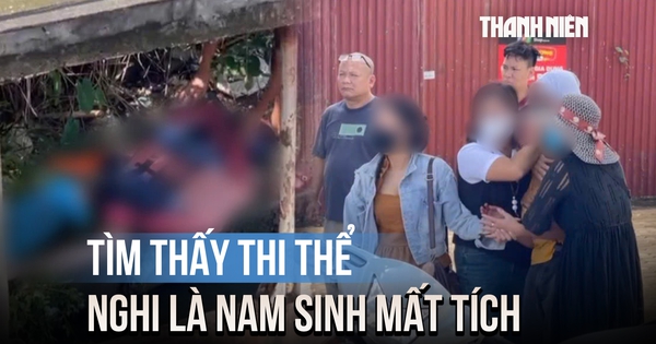 Tìm thấy thi thể nghi là nam sinh viên mất tích, người thân khóc nghẹn tại hiện trường