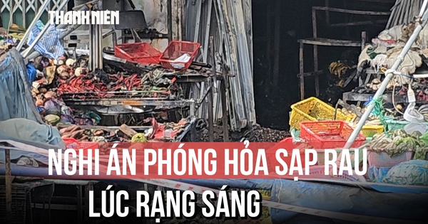 Điều tra nghi án phóng hỏa ki ốt bán rau ở TP.HCM lúc rạng sáng