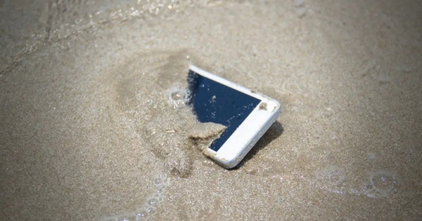 Làm gì khi rơi smartphone xuống biển?
