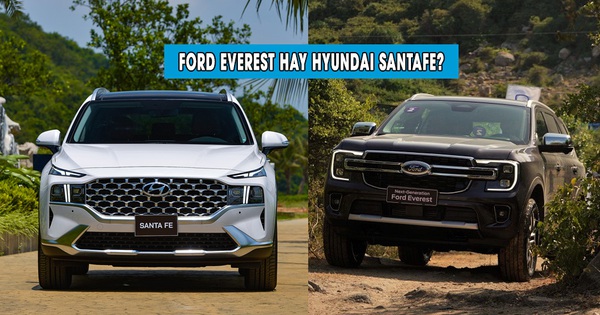 Xe gia đình 7 chỗ: Nên mua Ford Everest hay Hyundai Santa Fe?