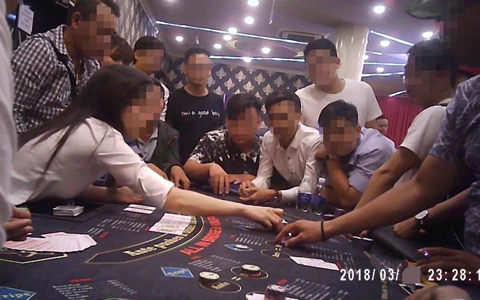 Scena di poker Allinbet