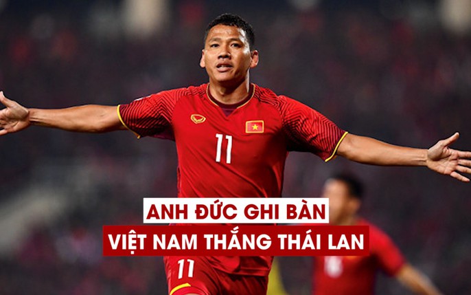 Nguyễn Anh Đức trong màu áo đội tuyển Việt Nam