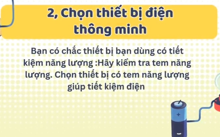 Tiết kiệm điện ngay từ khâu mua hàng