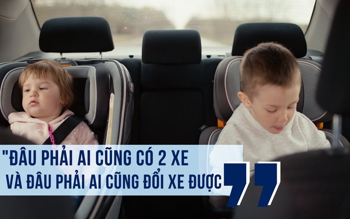 Nhà đông con đi xe 5 chỗ, lắp ghế an toàn trẻ em thế nào?
