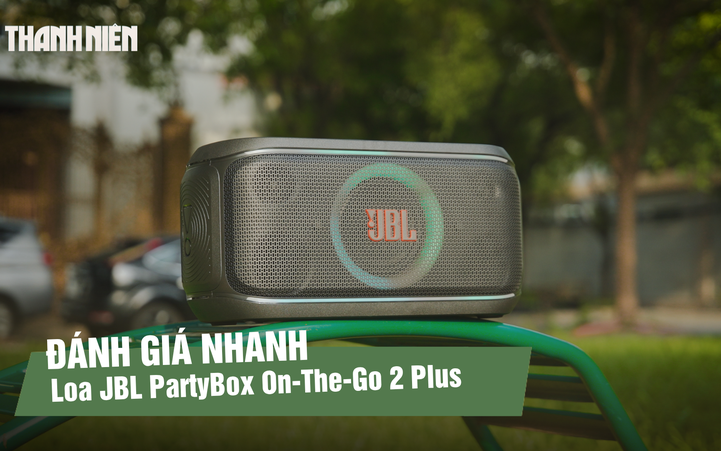 JBL PartyBox On-The-Go 2 Plus: Loa karaoke di động dùng AI tách lời ca sĩ