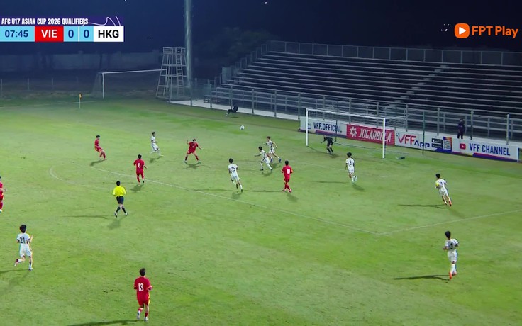 Highlight U.17 Việt Nam 2-0 U.17 Hồng Kông: Giữ vững ngôi đầu 