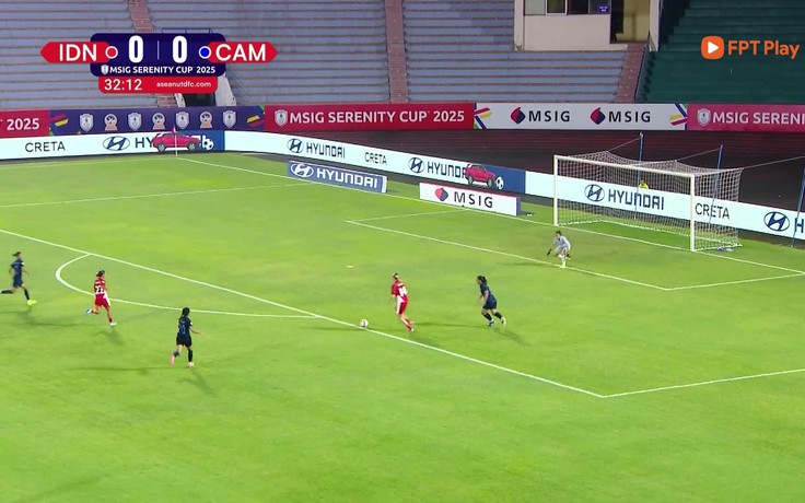Highlight đội tuyển nữ Indonesia 1-1 Campuchia: 2 đội chia tay giải bằng trận hòa