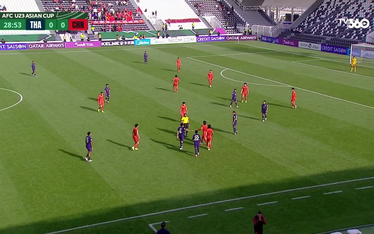 Highlight U.23 Thái Lan 0-0 U.23 Trung Quốc: Hòa nhạt nhòa, 'voi chiến' bị loại