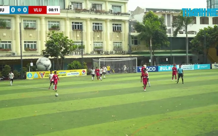Trường ĐH Quốc tế Hồng Bàng (HIU) 0-4 Trường ĐH Văn Lang (VLU): Chạm tay vé play-off