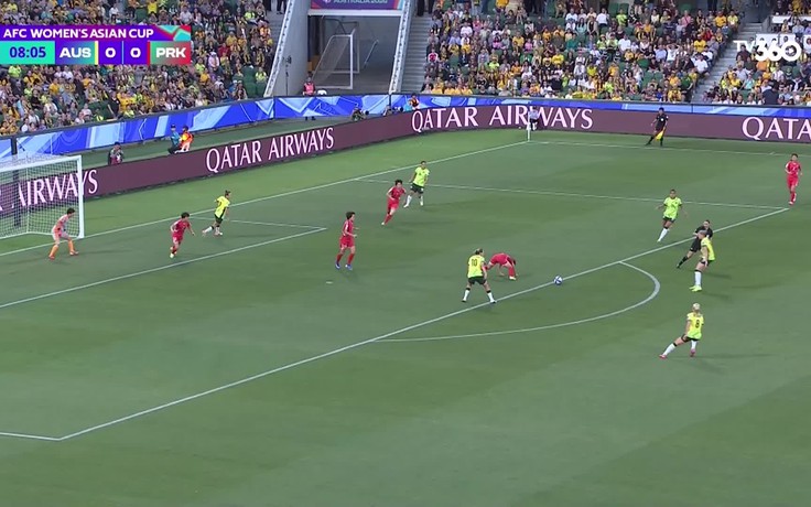 Highlight tứ kết đội tuyển nữ Úc 2-1 Triều Tiên: Chủ nhà vào bán kết