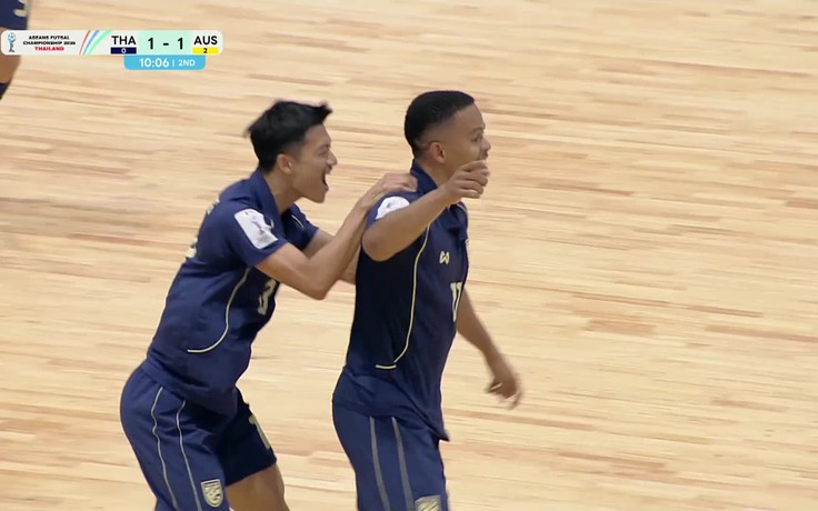 Highlight đội tuyển Thái Lan 4-3 Úc: Chủ nhà vào chung kết futsal Đông Nam Á 2026
