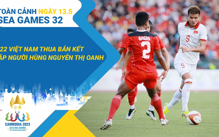 Toàn cảnh SEA Games 32 ngày 13.5:  U.22 Việt Nam thất bại đau đớn | Cô gái vàng Nguyễn Thị Oanh về nước