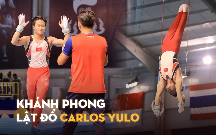 Màn trình diễn đẳng cấp giúp Khánh Phong lật đổ Carlos Yulo giành HCV vòng treo TDDC
