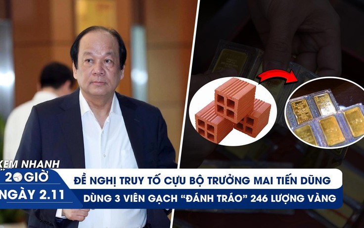 Xem nhanh 20h: Đề nghị truy tố cựu Bộ trưởng Mai Tiến Dũng | Ly kỳ dùng gạch đánh tráo 246 lượng vàng