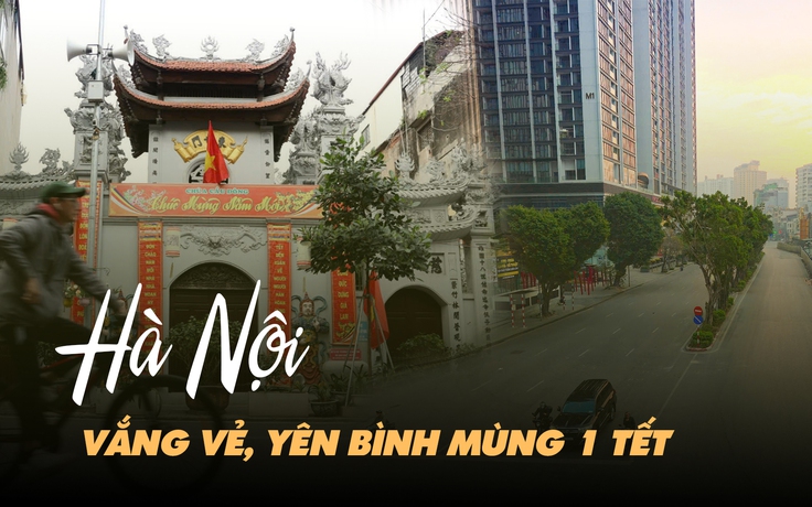 Hà Nội vắng vẻ, yên bình lạ kỳ sáng mùng 1 Tết Ất Tỵ 2025