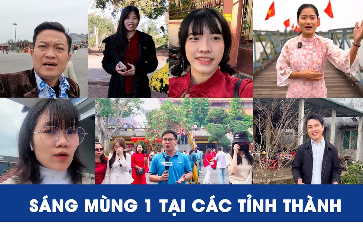 Một vòng sáng mùng 1 tại các tỉnh, thành: Hà Nội - TP.HCM vắng vẻ; Cầu Hiền Lương cờ hoa thơ mộng