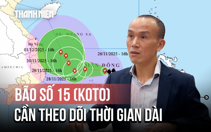 Bão số 15 (Koto) duy trì cấp 11, cần theo dõi trong thời gian dài