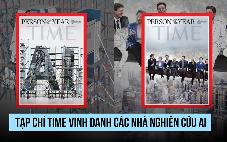 Các 'kiến trúc sư AI' được tạp chí Time vinh danh