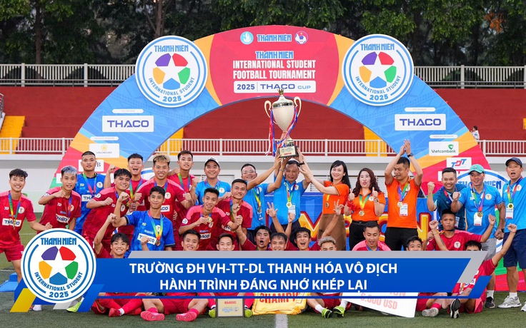 Đội bóng xứ Thanh đăng quang thuyết phục, khép lại hành trình giải bóng đá TNSV quốc tế đáng nhớ Đội bóng xứ Thanh đăng quang thuyết phục, khép lại hành trình giải bóng đá TNSV quốc tế đáng nhớ