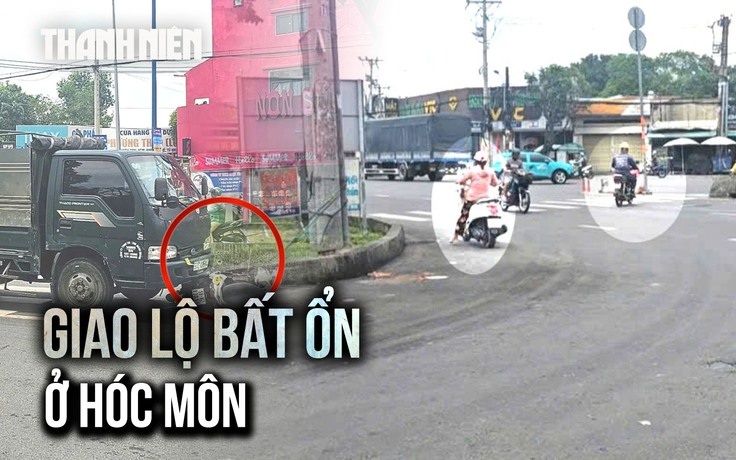 Tai nạn rình rập tại giao lộ ‘bất ổn’ ở Hóc Môn