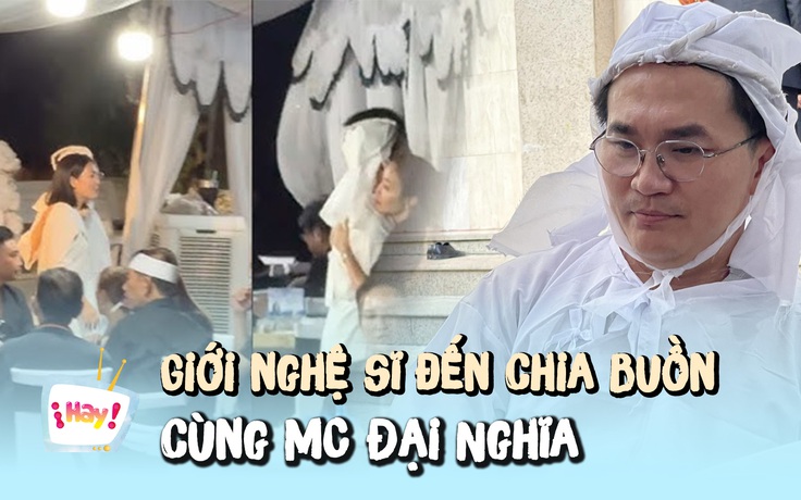 Giới nghệ sĩ đến chia buồn cùng MC Đại Nghĩa
