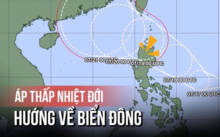 Miền Bắc mưa lớn 5 ngày, áp thấp nhiệt đới đang hướng vào Biển Đông