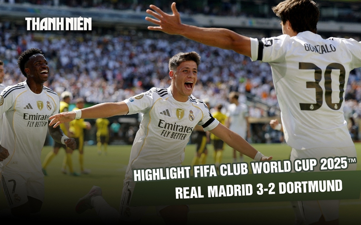 Highlight Real Madrid 3-2 Dortmund: Hẹn PSG ở bán kết FIFA Club World Cup 2025™ 
