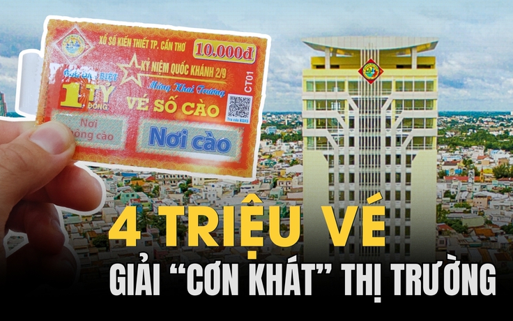 Vé số cào Cần Thơ giải 'cơn khát' thị trường ngàn tỉ