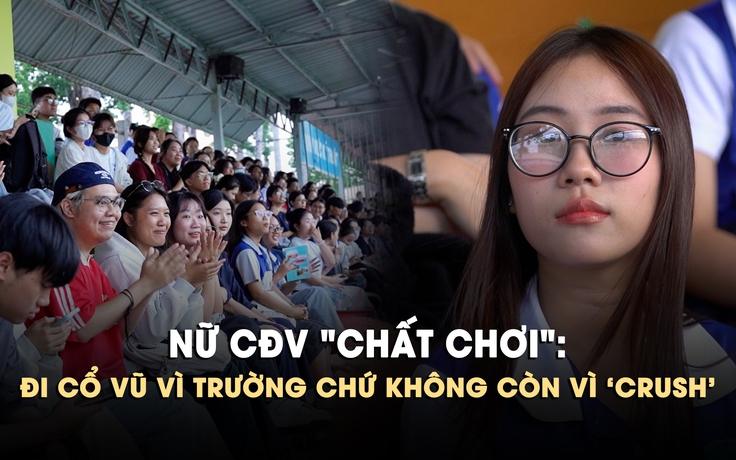 Nữ CĐV SGU đi xem bóng đá: ‘Năm ngoái vì crush, năm nay vì đam mê’