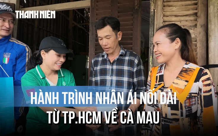 Diễn viên Huy Khánh đồng hành Báo Thanh Niên xây nhà nhân ái ở Cà Mau