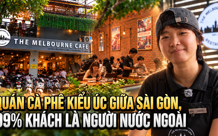 Quán cà phê kiểu Úc giữa Sài Gòn, 99% khách là người nước ngoài