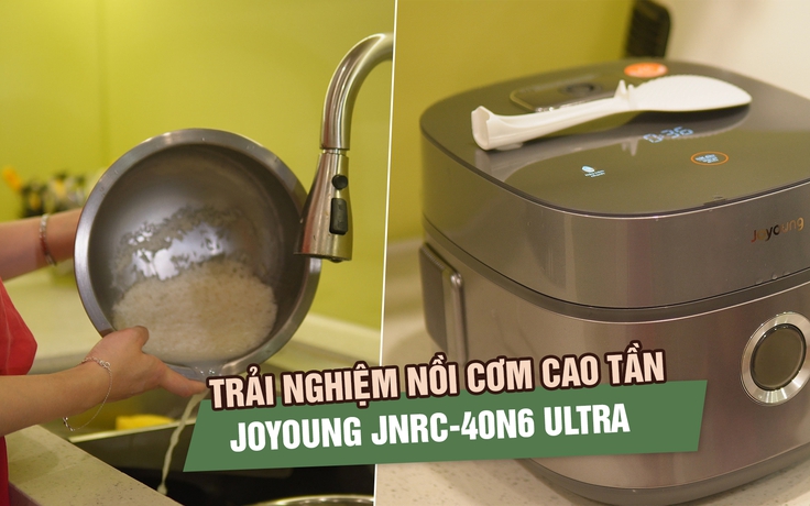 Trải nghiệm nồi cơm điện cao tần Joyoung JNRC-40N6 Ultra: Lòng inox không phủ lớp chống dính