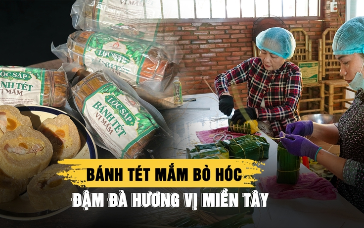 Bánh tét mắm bò hóc: Tưởng không hợp mà lại thành đặc sản miền Tây