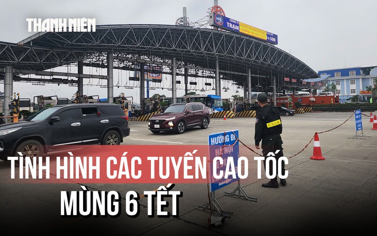 Chiều mùng 6 tết, ô tô được phép đi ngược chiều cao tốc Pháp Vân 