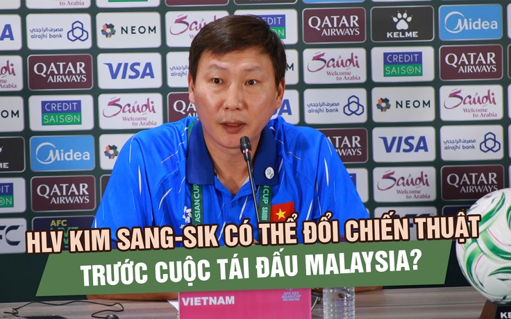 Báo Malaysia: HLV Kim Sang-sik có thể đổi chiến thuật trước cuộc tái đấu