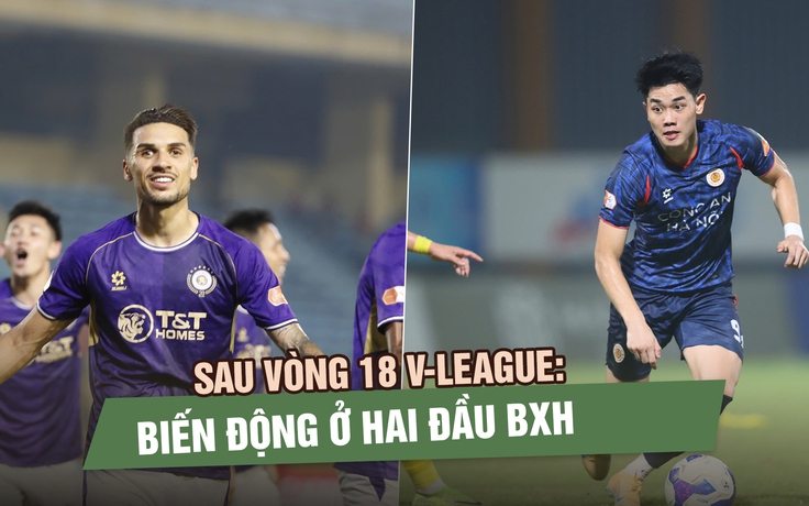 Sau vòng 18 V-League Biến động ở hai đầu bảng xếp hạng