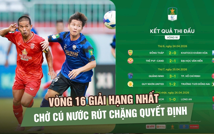 Sau vòng 16 giải hạng nhất: Chờ cú nước rút chặng quyết định