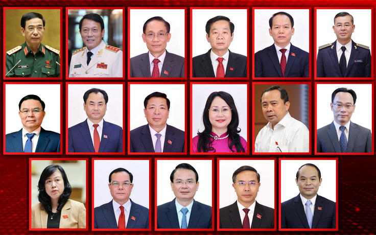 [VIDEO] Danh sách 17 bộ trưởng, trưởng ngành của Chính phủ