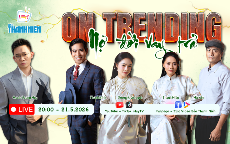 Dàn diễn viên phim 'Nợ đời vay trả' họp mặt 'đấu tố' trong chương trình On Trending